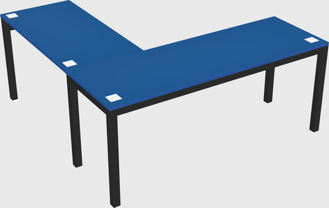 L-shaped desk
