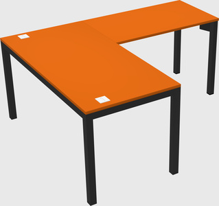 L-shaped desk