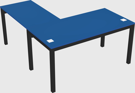 L-shaped desk