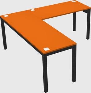 L-shaped desk