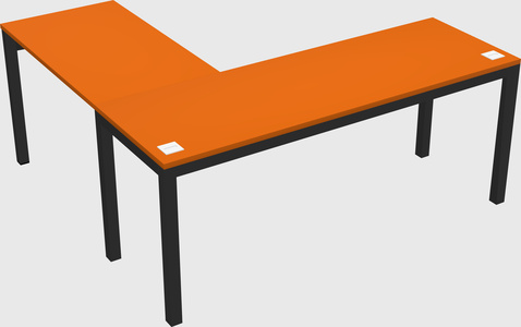 L-shaped desk