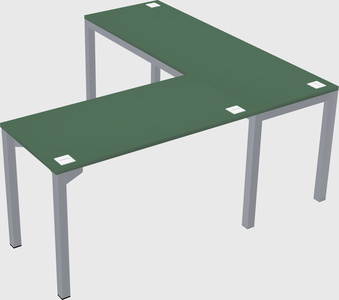 L-shaped desk