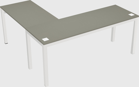 L-shaped desk