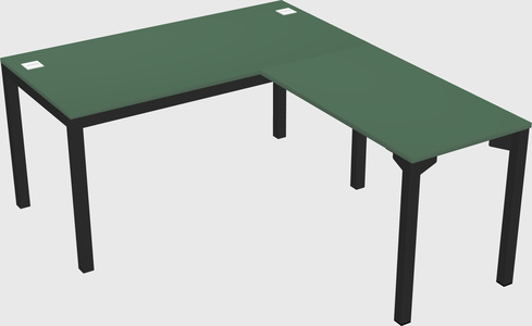 L-shaped desk