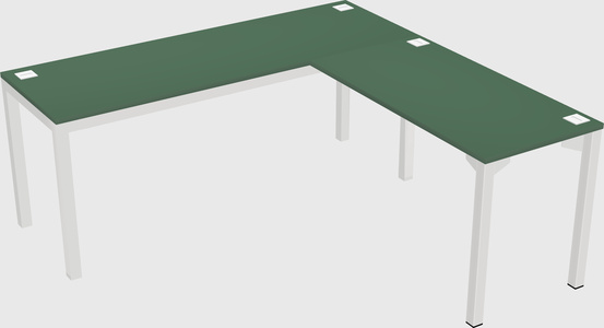 L-shaped desk