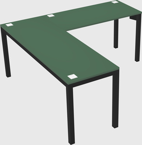 L-shaped desk