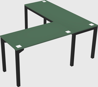 L-shaped desk