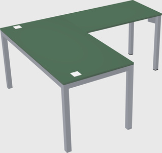 L-shaped desk