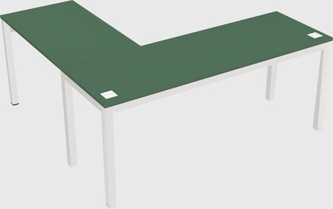 L-shaped desk