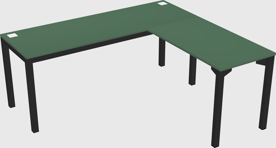 L-shaped desk