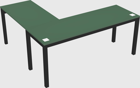 L-shaped desk