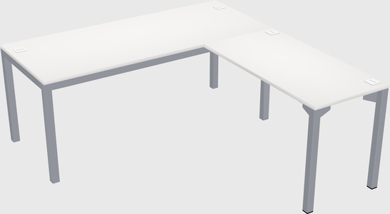 L-shaped desk