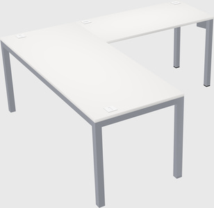 L-shaped desk