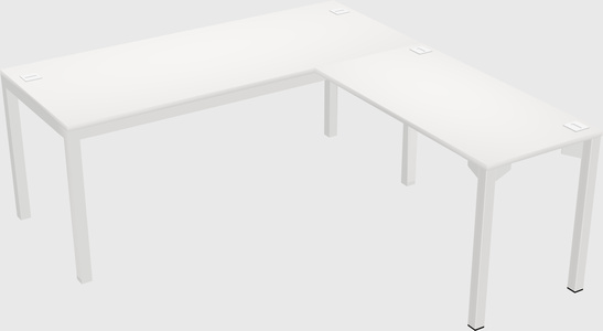 L-shaped desk