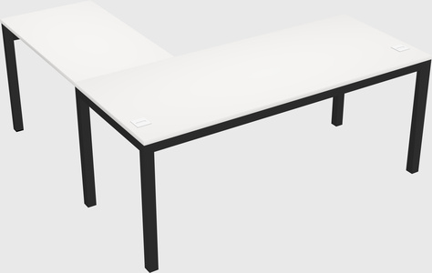 L-shaped desk