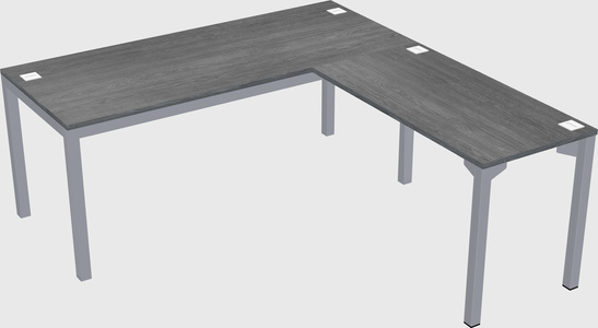 L-shaped desk