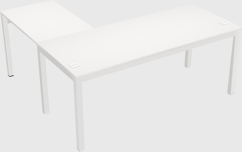 L-shaped desk