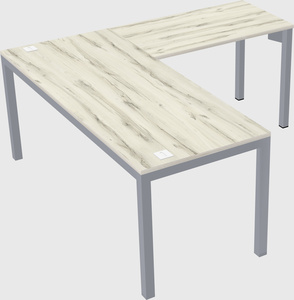 L-shaped desk
