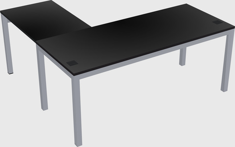 L-shaped desk