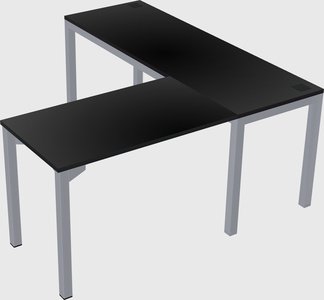 L-shaped desk