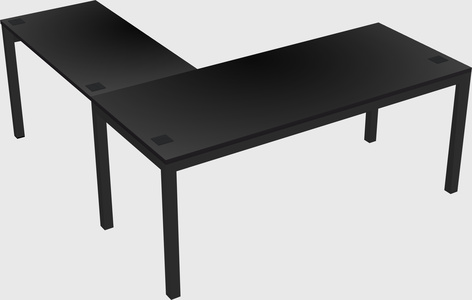 L-shaped desk