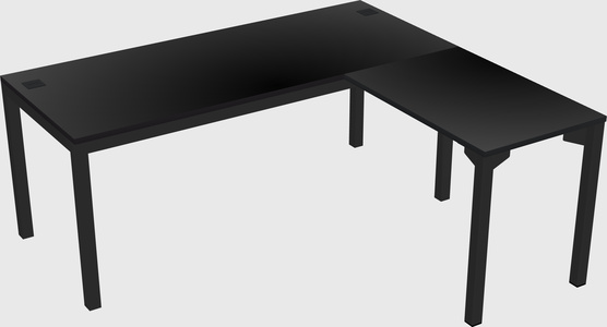 L-shaped desk