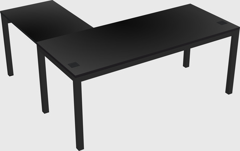L-shaped desk