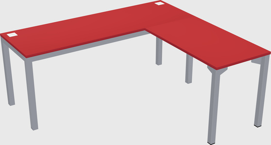 L-shaped desk