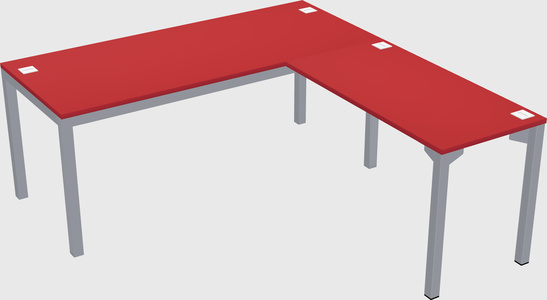 L-shaped desk