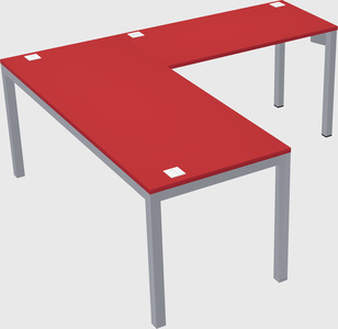 L-shaped desk