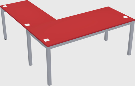 L-shaped desk