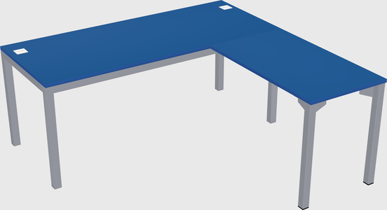 L-shaped desk