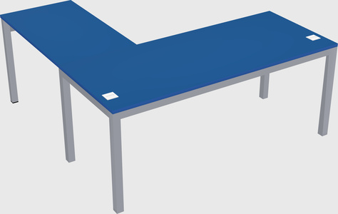 L-shaped desk