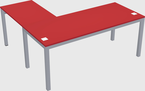 L-shaped desk