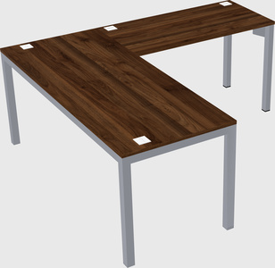 L-shaped desk