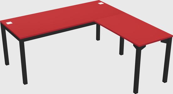 L-shaped desk