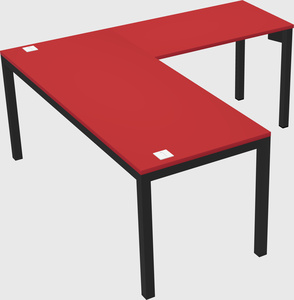 L-shaped desk