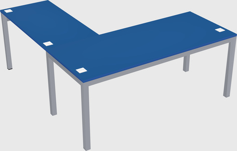 L-shaped desk