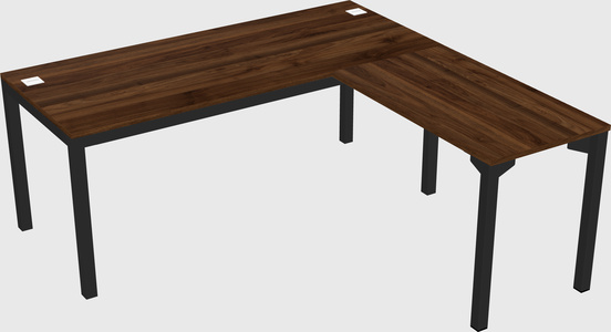 L-shaped desk