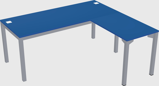 L-shaped desk