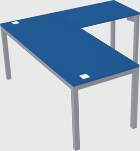 L-shaped desk