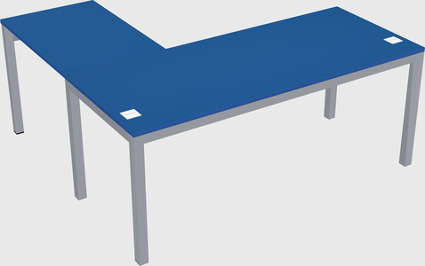L-shaped desk