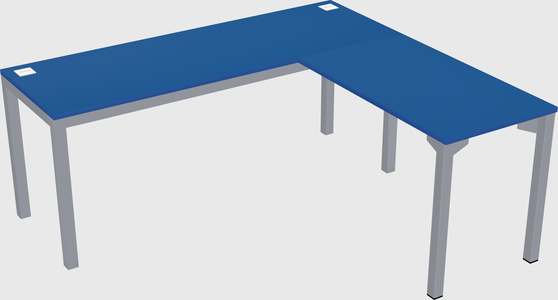 L-shaped desk