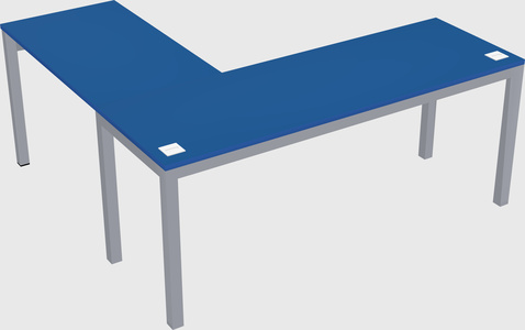 L-shaped desk
