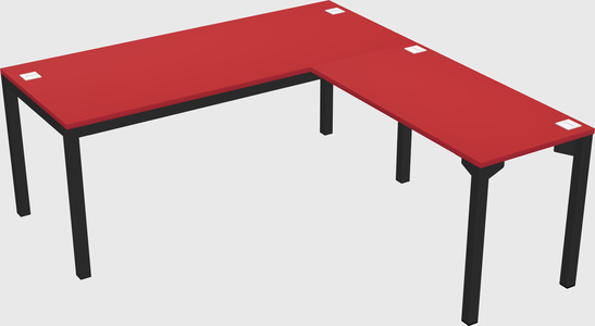 L-shaped desk