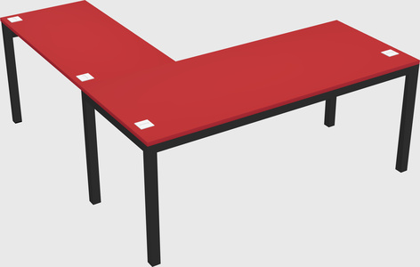 L-shaped desk
