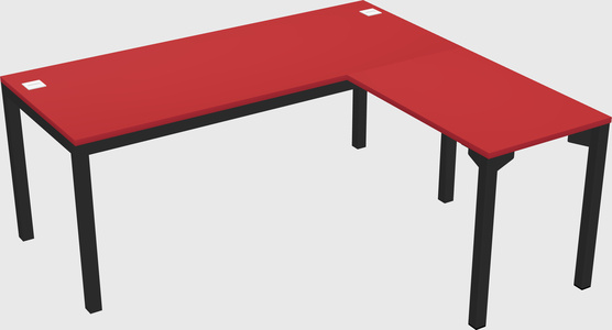L-shaped desk