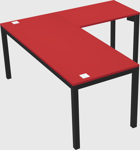 L-shaped desk