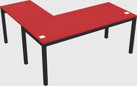 L-shaped desk