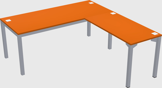 L-shaped desk
